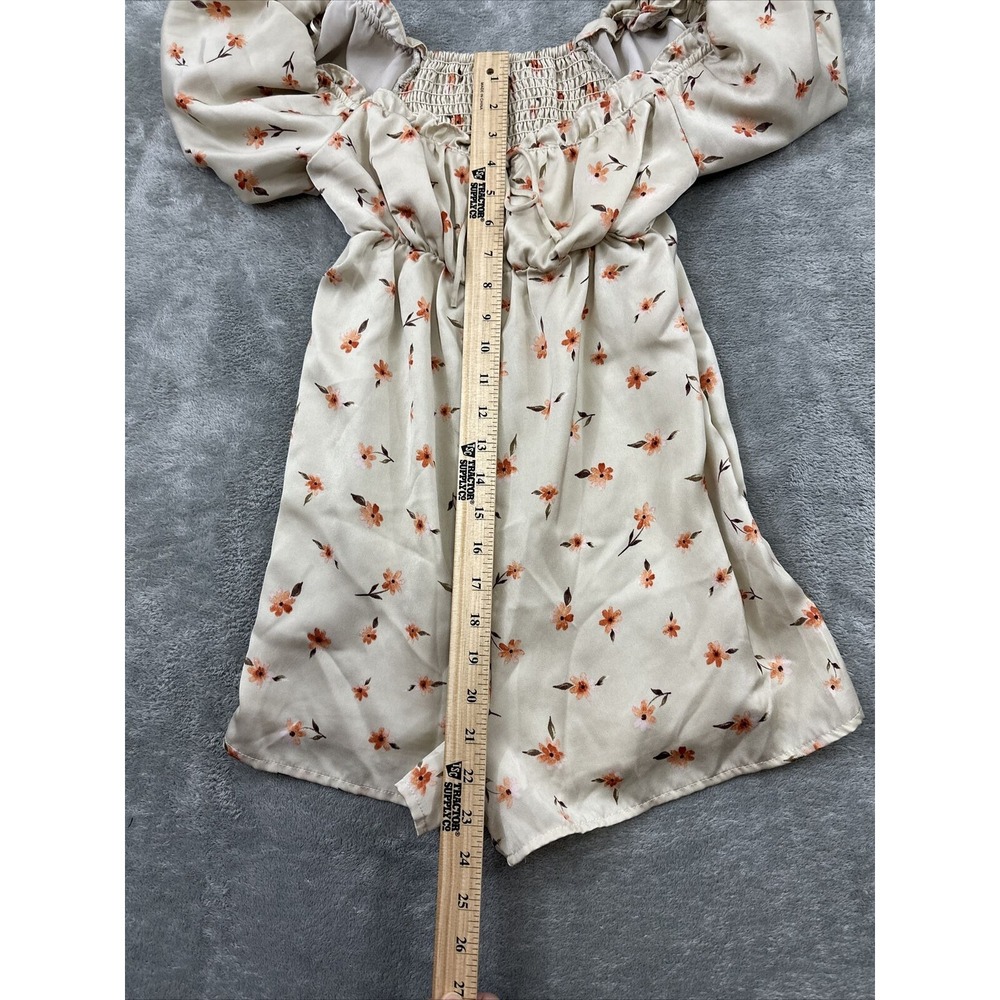 WEST‎ OF MELROSE  Ivory Floral Romper Playsuit Women's Size XS - Picture 16 of 16